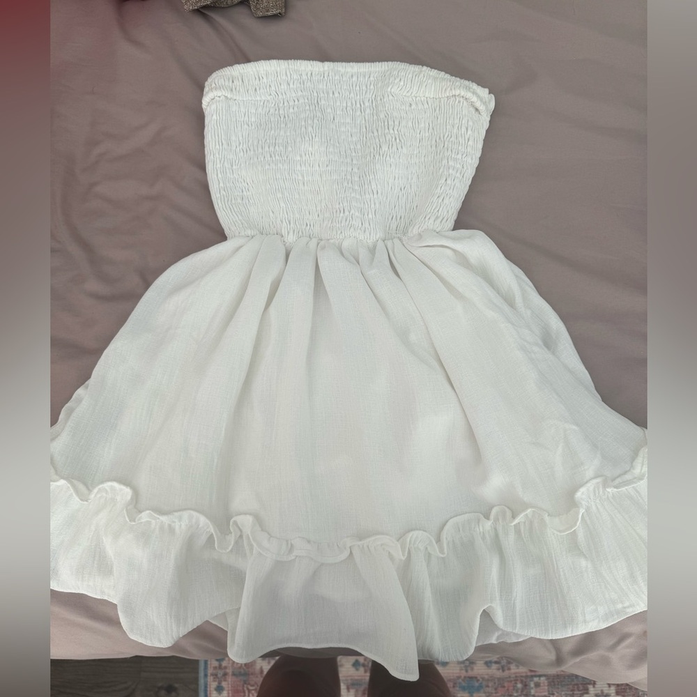 Beginning boutique white romper